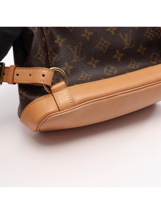 Louis Vuitton Backpack Montsouris MM Monogram Canvas Leather